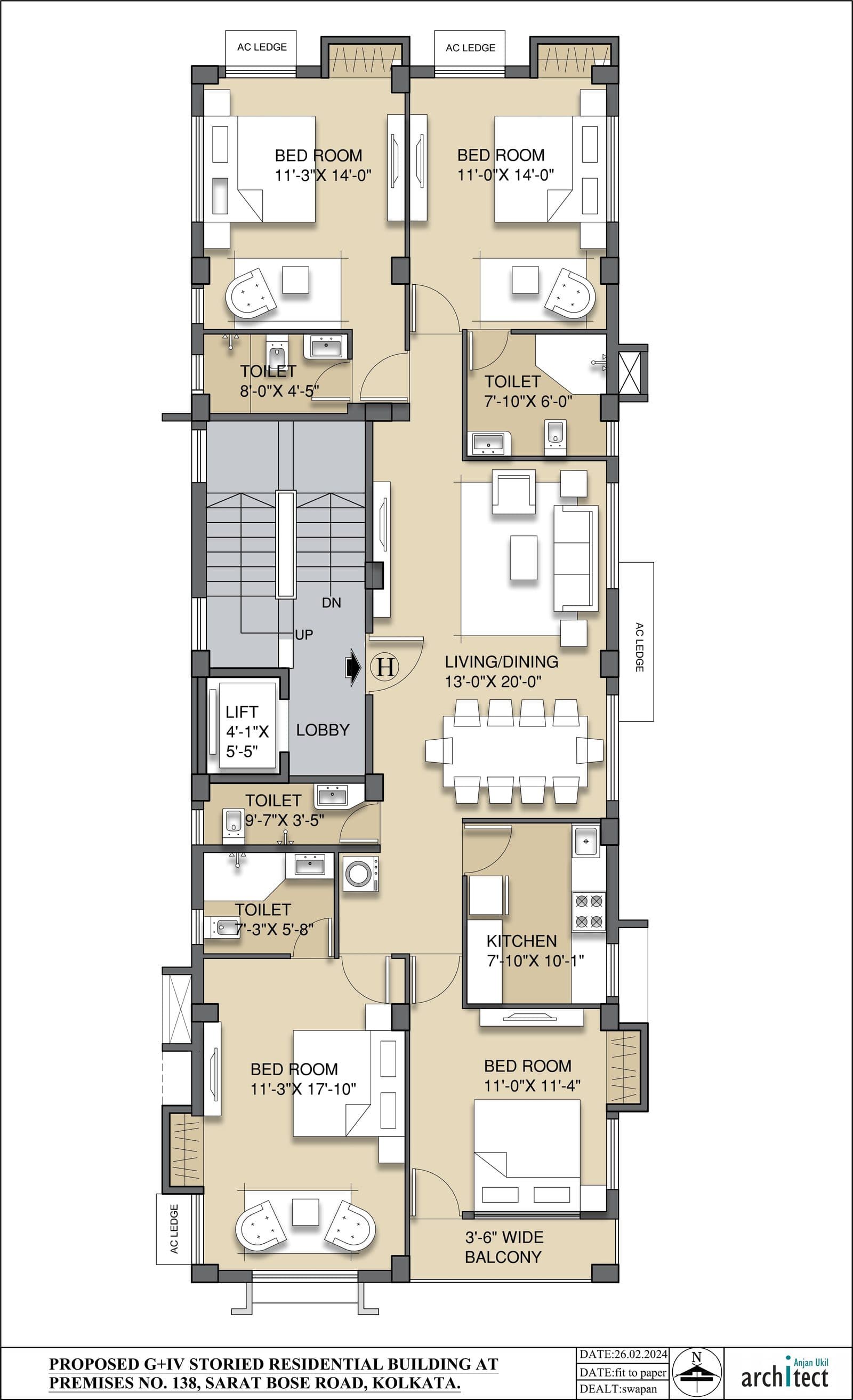 Typical Floor — 4 BHK